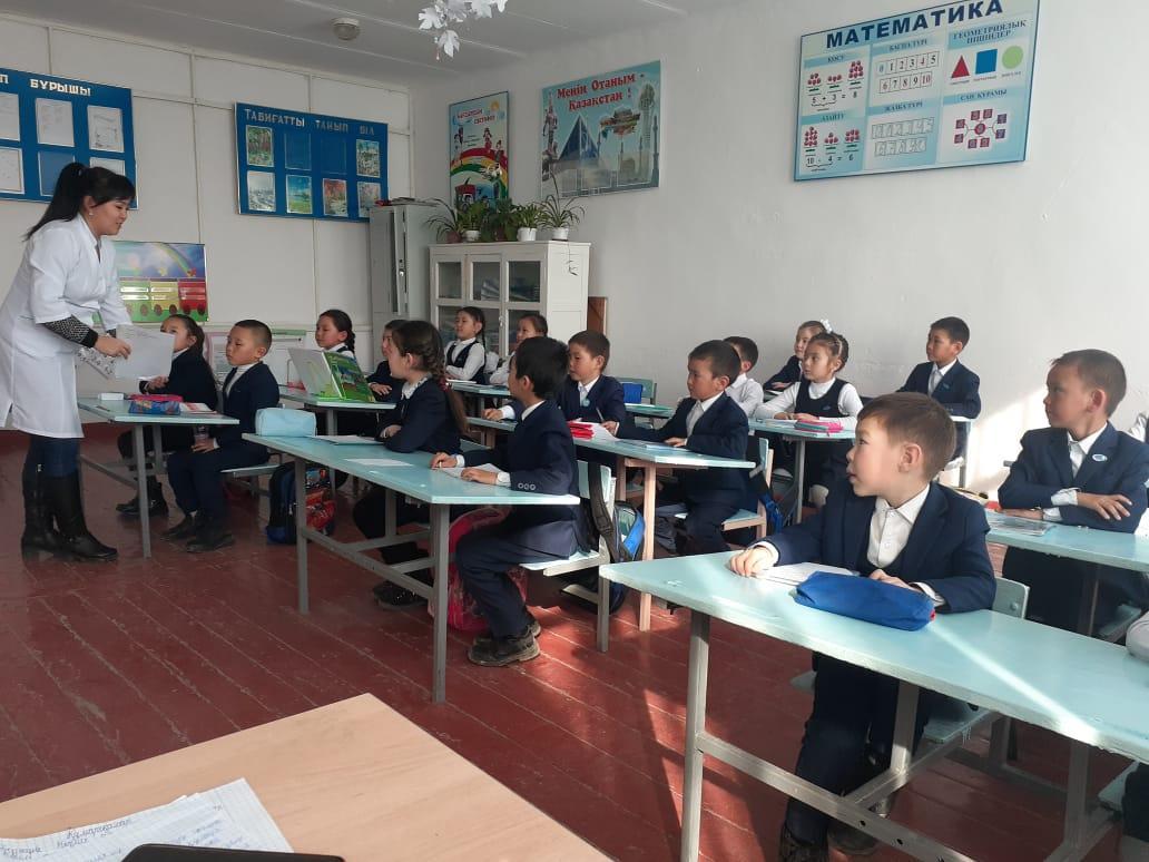 Дұрыс тамақтану тақырыбында атқарылған іс-шаралар