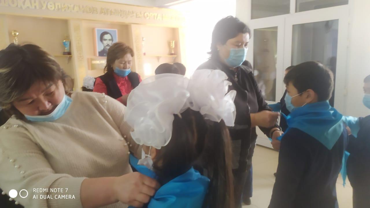  "Жас Ұлан" "Жас қыран" ұйымына  қабылдау