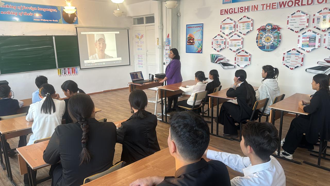 ЖҚТБ- ден қалай қорғанамыз ? тақырыбында дәріс оқылды